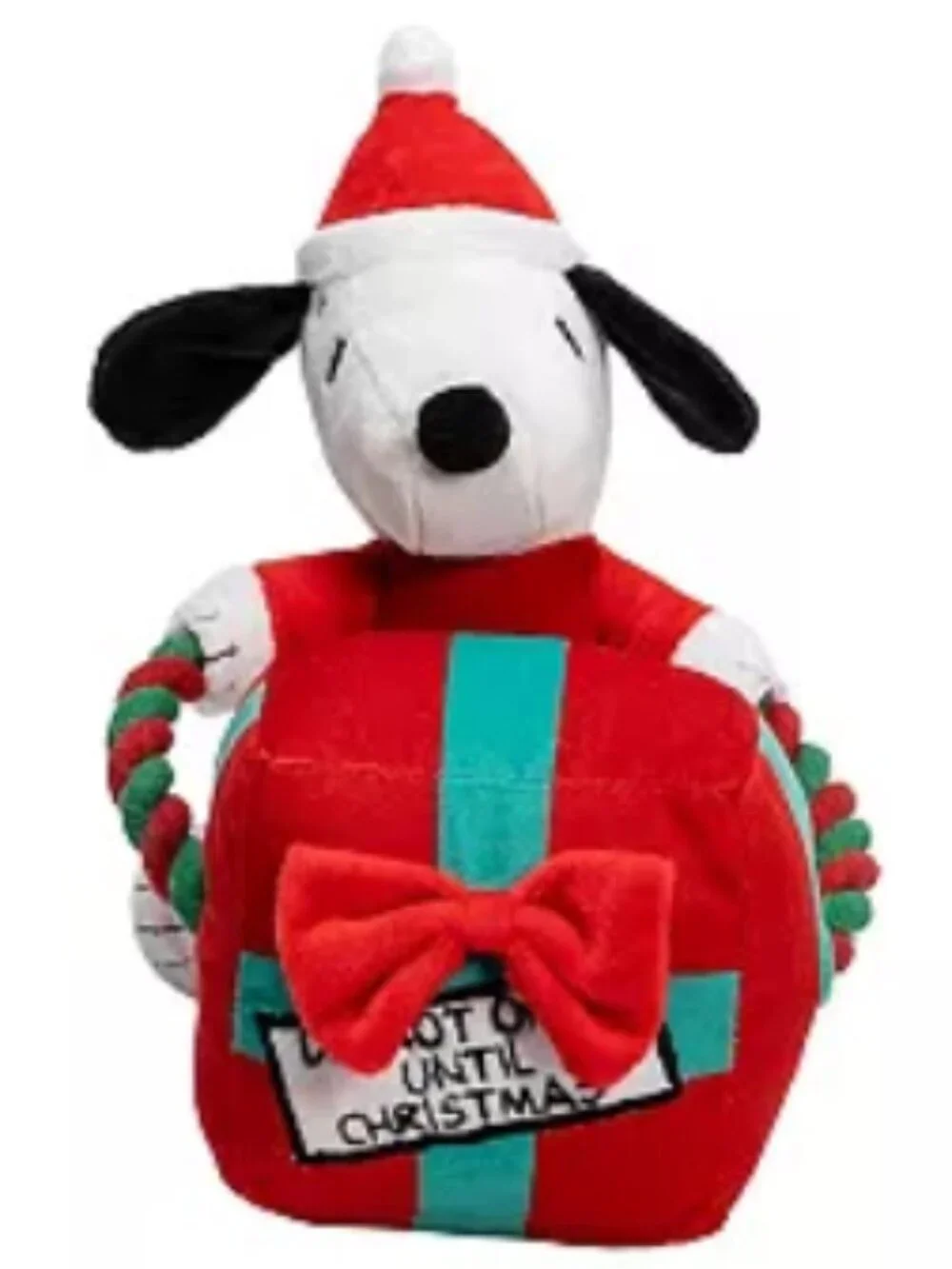 NWT ~ Peanuts Snoopy Gift Rope Plush Dog Toy